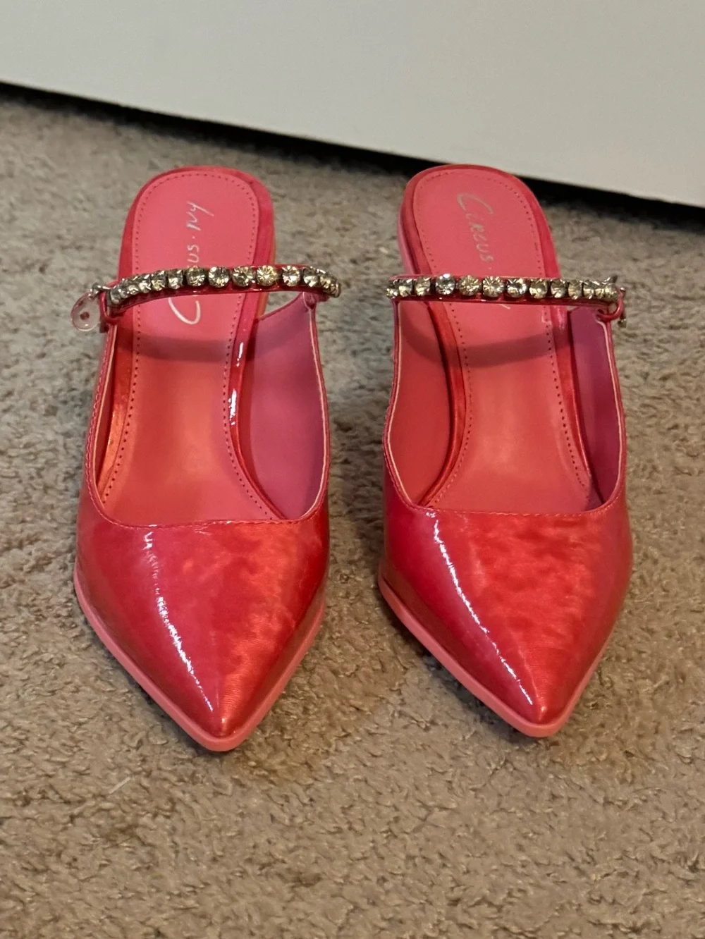 Cool Sam Eldeman Circus NY size 6.5 Monique Punk pink bling slip on shoes new